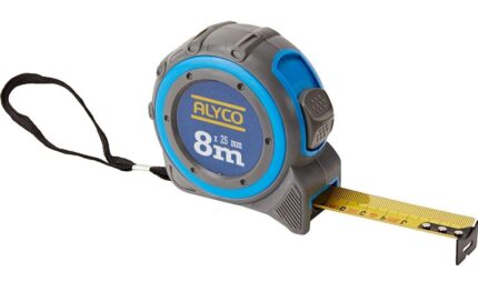 Flexómetro ALYCO de 8 metros con cuerpo bimaterial